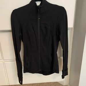 LULULEMON define jacket in black size 8